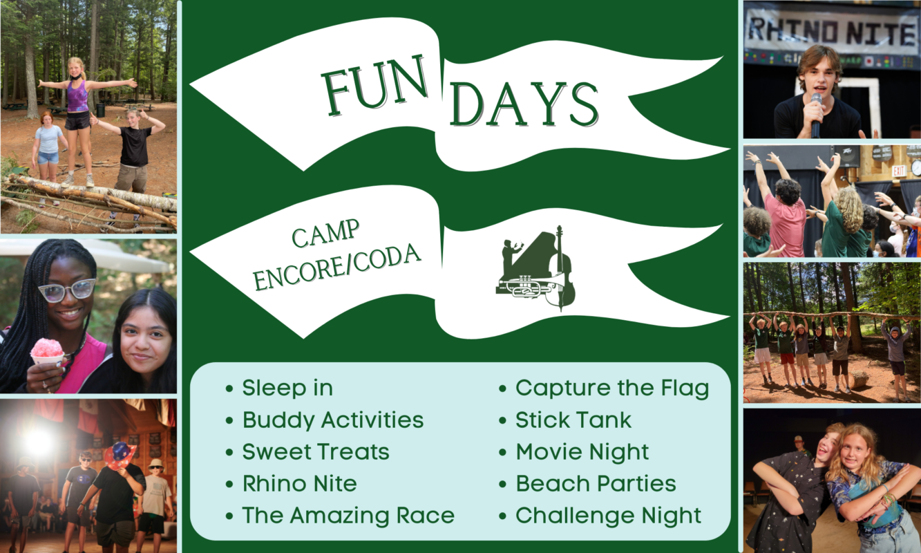 Trips and FUNdays Camp Encore/Coda